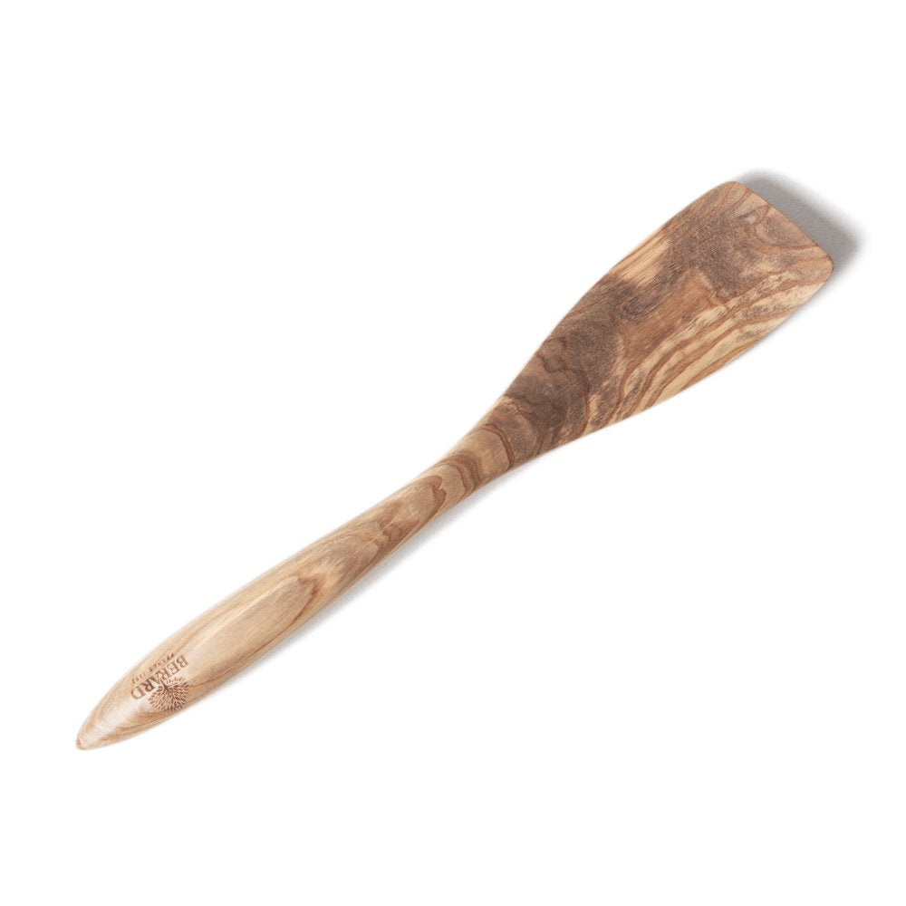Berard French Olive Wood Small 12-1/2-Inch Handcrafted Wood Spatula, Terra Collection