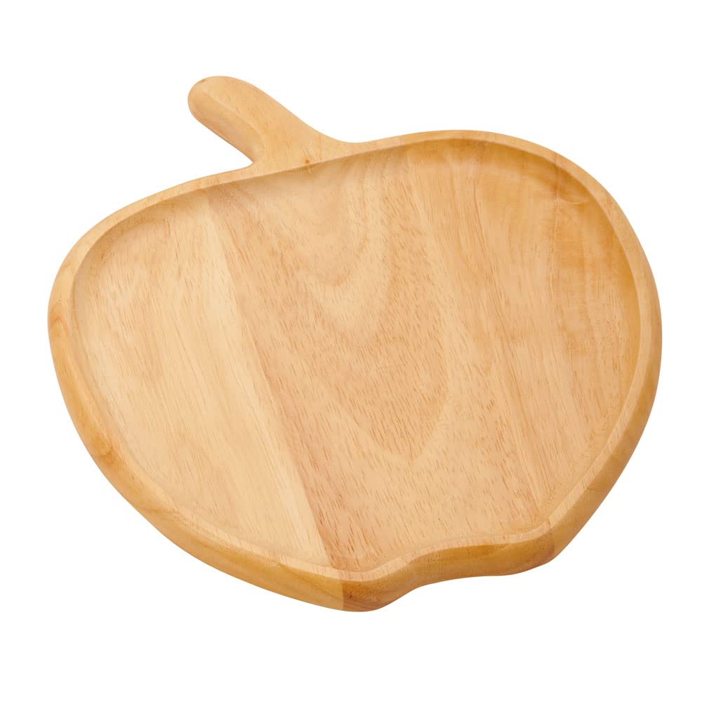 Creative Gifts 015828 Wood Apple Dish, 9- inch Length