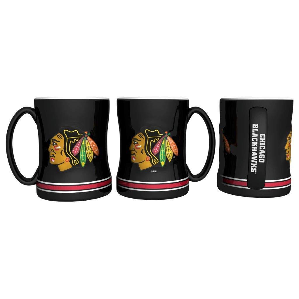 Boelter Brands - Chicago Blackhawks Coffee Mug - 14Oz Sculpted