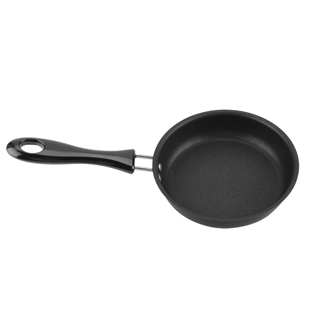 Mini Pan For One Egg, 5 Inch 12Cm Mini Egg Frying Pan With Handle Heat Resistant Non Stick Pot, Portable Camping Cooking Omelet