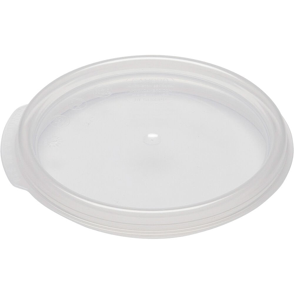 Cambro Camwear Seal Cover for 1 Quart Camwear Round Food Storage Containers, Clear