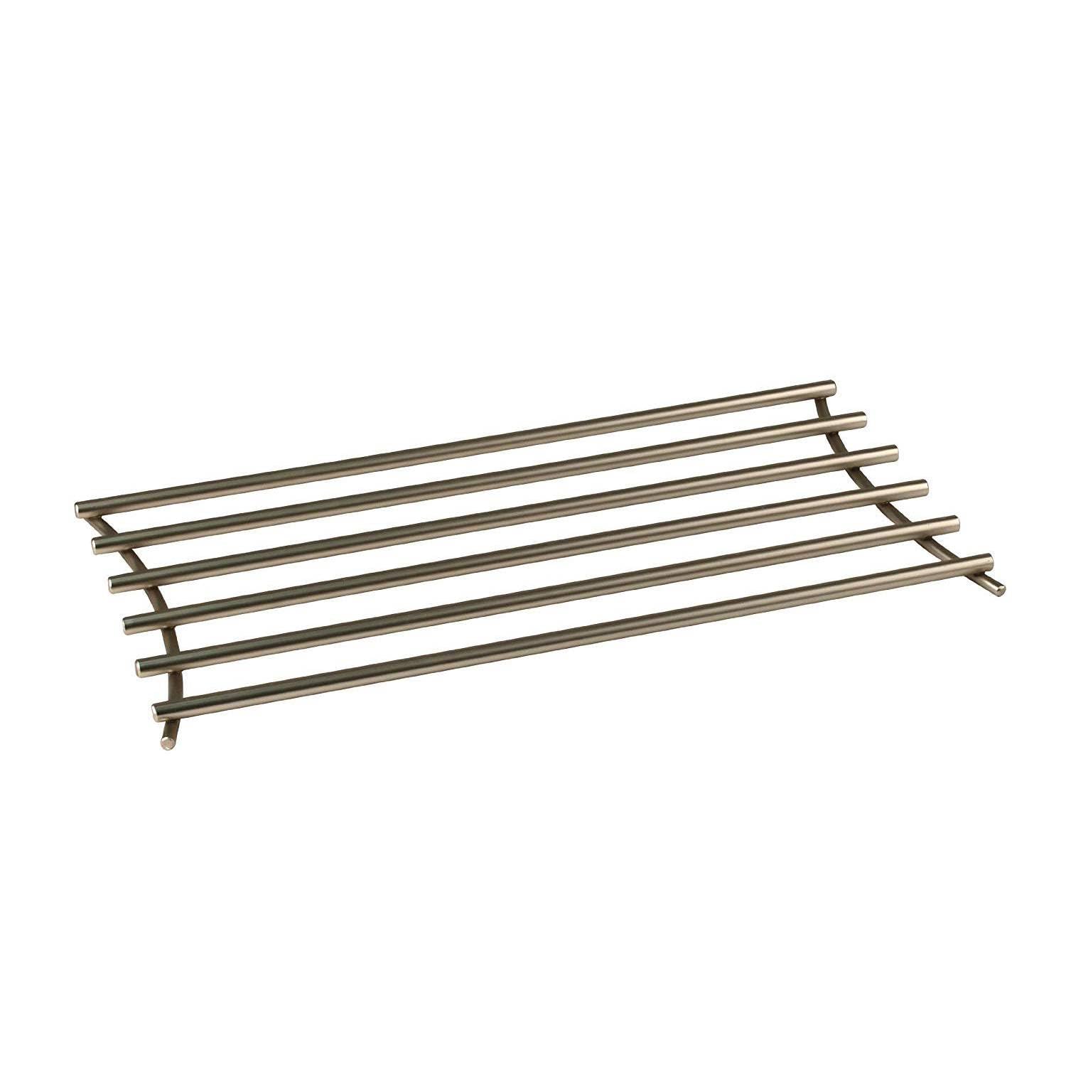 Spectrum Diversified Euro Grande, HeatResistant Steel Dining Protector Modern Metal Trivet for Kitchen Table, Holds Hot Pots & 