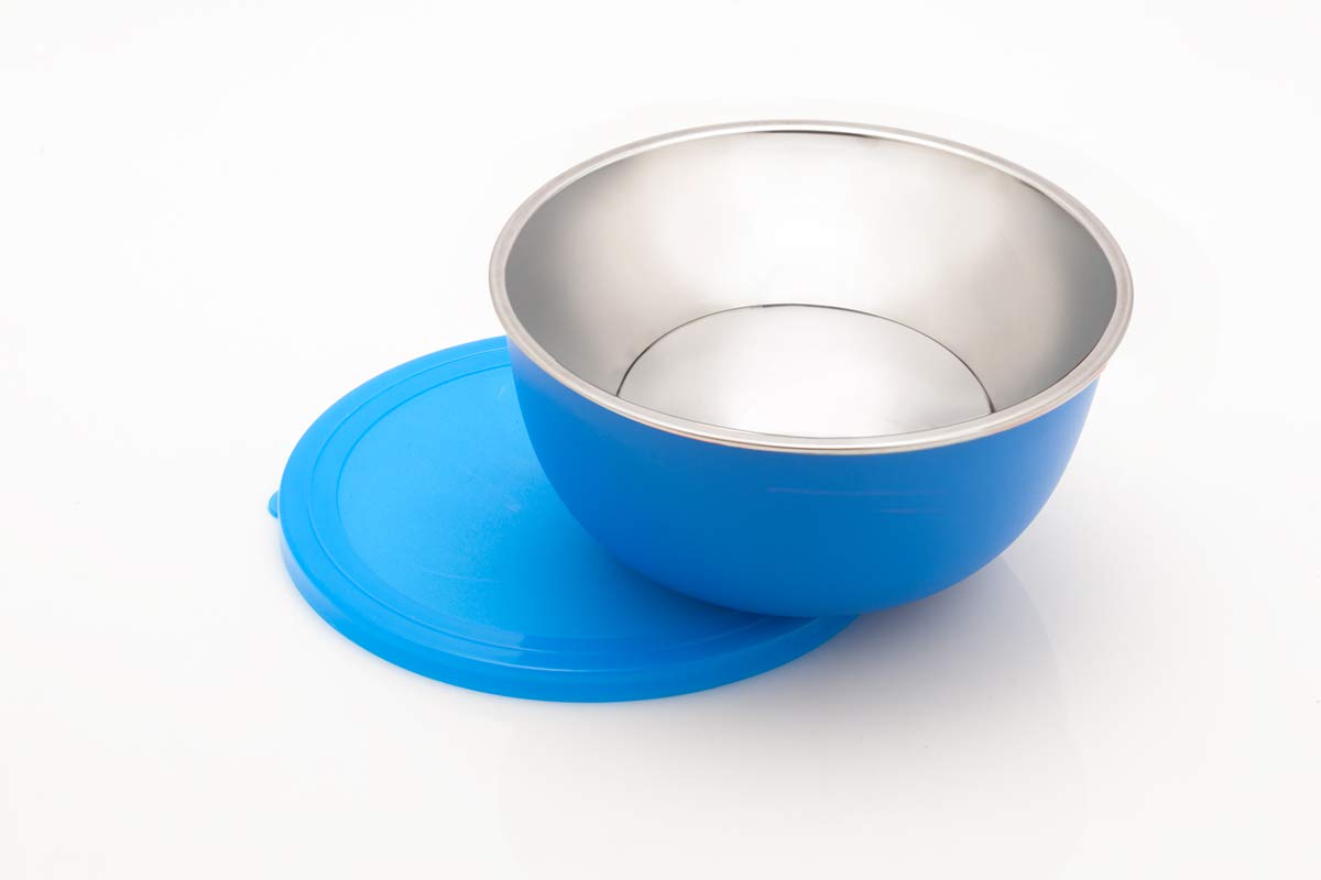 Signora Ware 1250Ml,Big Classic Microwave Safe Stinless Steel Bowls&Containers With Lid,Airtight Zero Spillage,Food Grade,Wide M