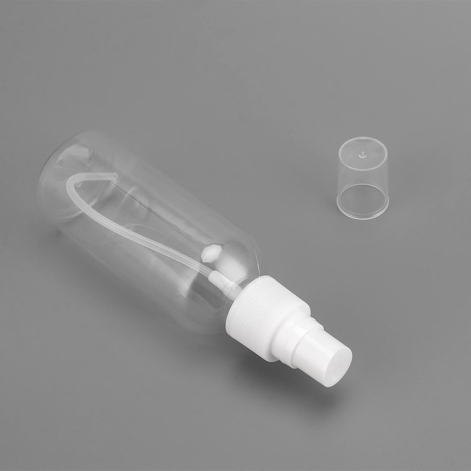 Seunmuk 40 Pack 2.7Oz/80Ml Spray Bottles With Pump Spray Cap, Clear Fine Mist Empty Plastic Spray Bottles, Travel Size Refillabl