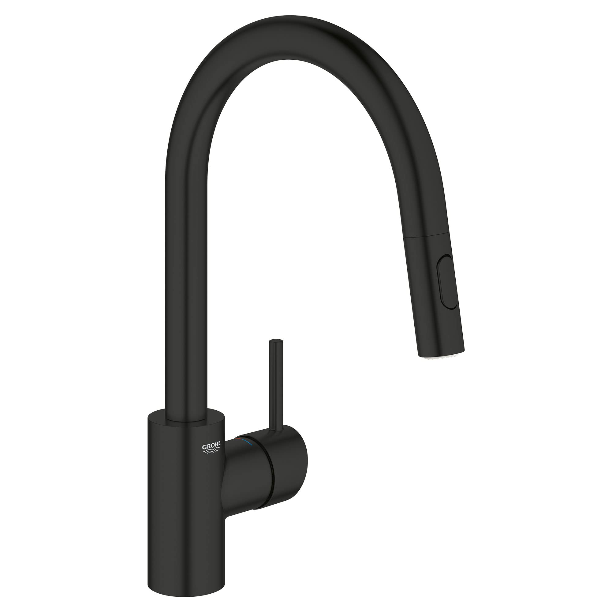 Grohe 326652433 Concetto Pull-Down Kitchen Faucet With Sprayer Matte Black