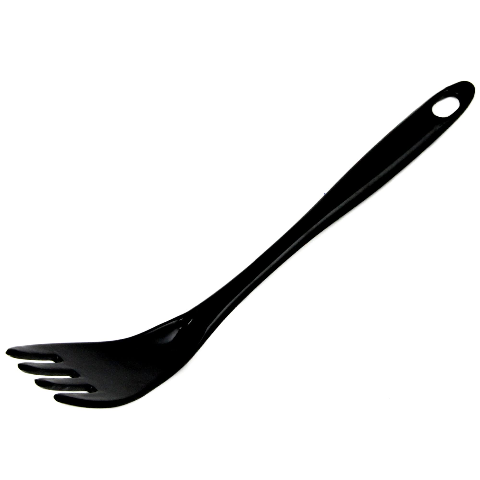 Chef Craft Basic Melamine Meat Cooking Fork, 12 Inch, Black