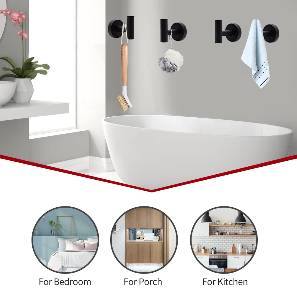 5/10/20pcs Bathroom Hardware Set  Matte Black/Brushed Nickel/Brushed Gold Stainless Steel Bathroom Hardware Set  Including 16'' Hand Towel Bars  Toilet Paper Holders  Towel Rings  Robe Towel Hooks