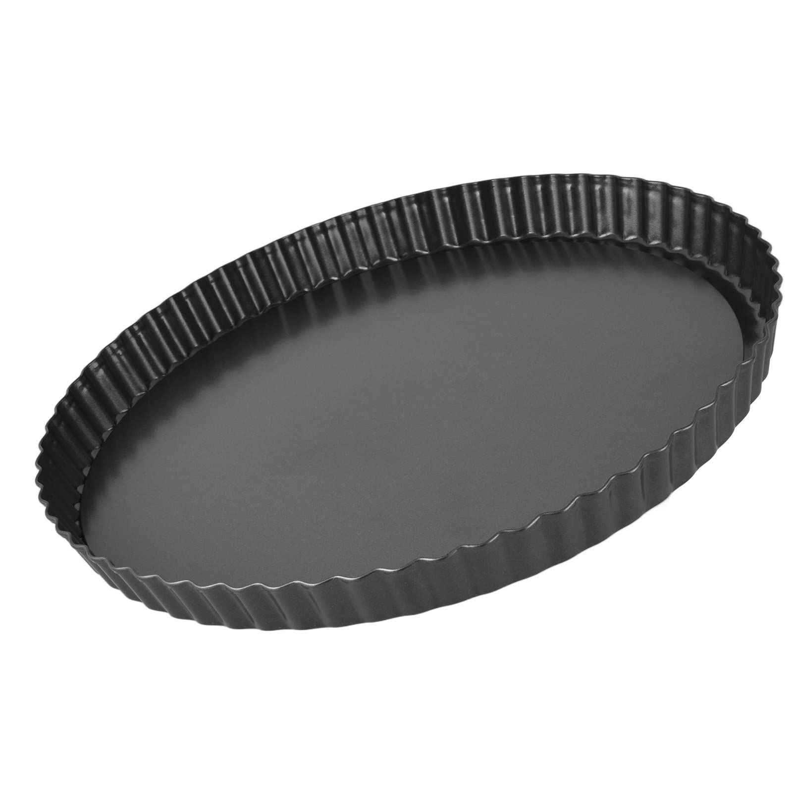 Round Tart Pan, Removable Bottom Non Stick Tart Pan Large Fluted Tart Pans For Baking, Quiche Pan(13-Inch)