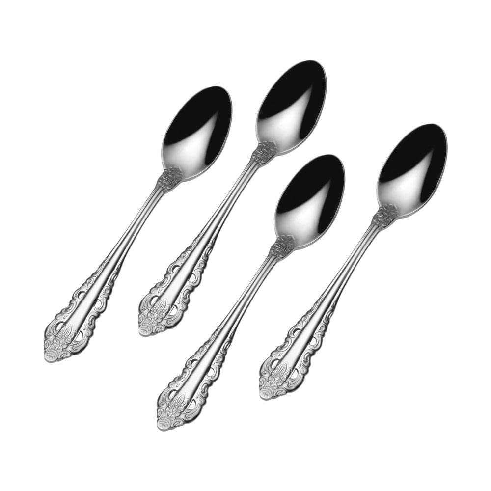 Wallace Antique Baroque 18/10 Stainless Steel Coffee Spoon (Set Of Four)