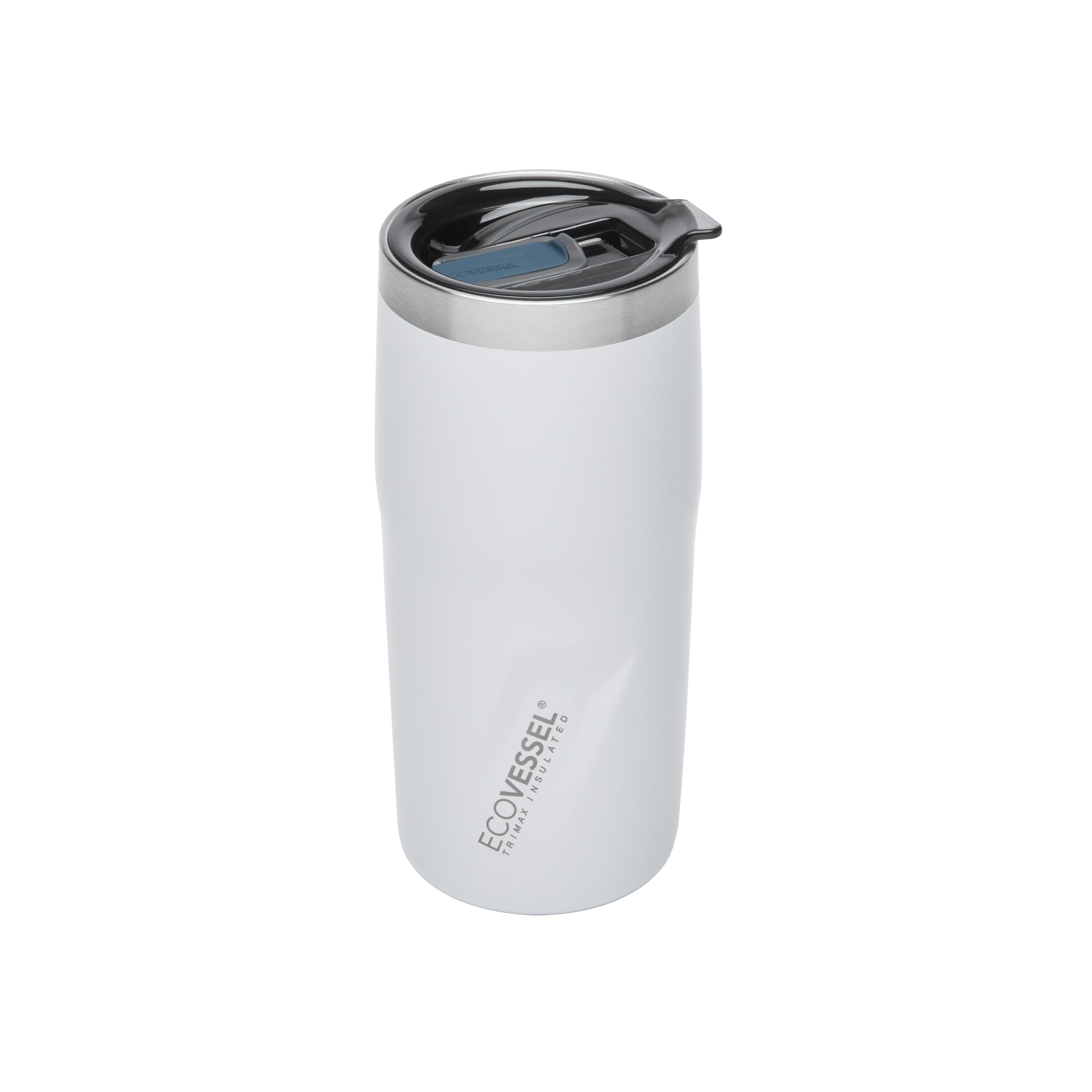 Ecovessel Metro Vacuum Stainless Steel Tumbler Cup, Insulated Water Bottle, Travel Coffee Mug With Slider Lid And Non Slip Base