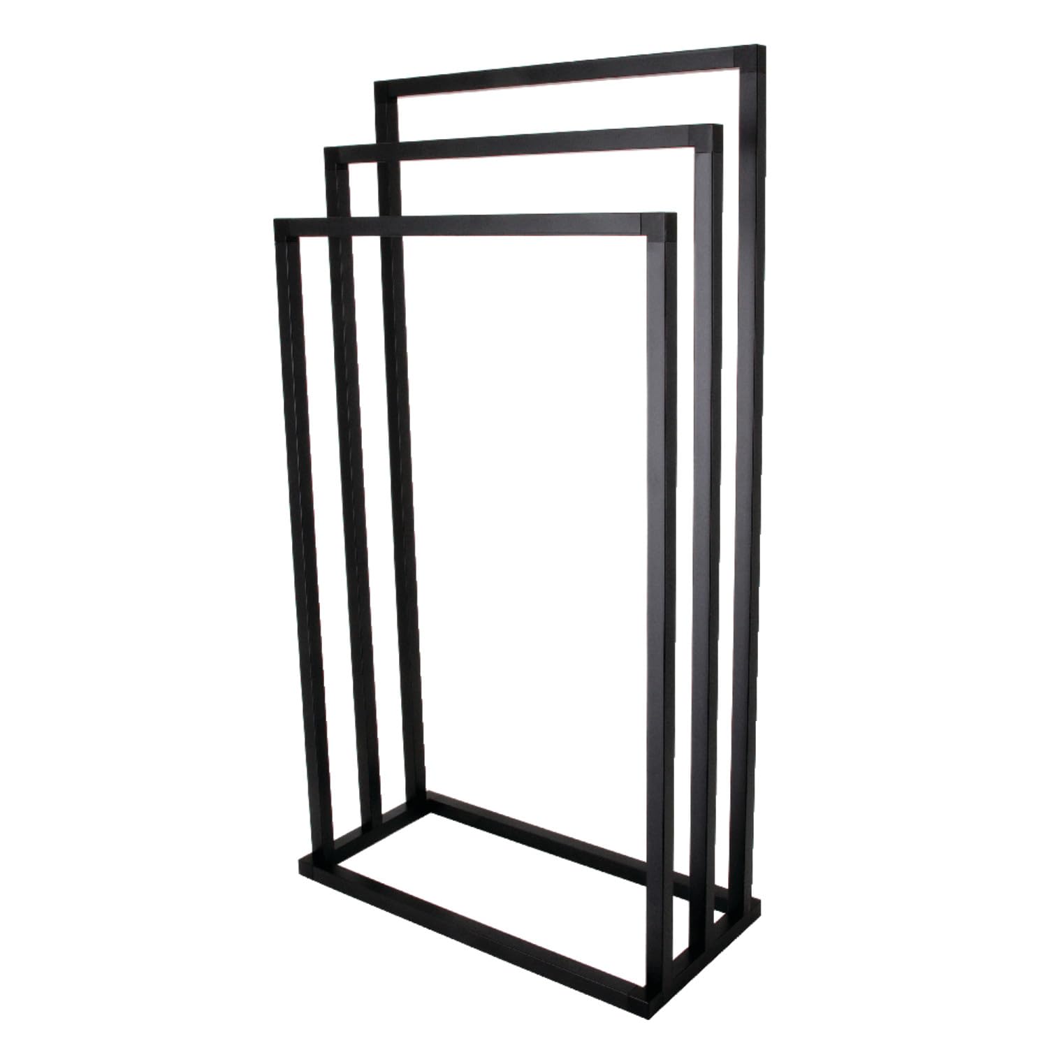 Kingston Brass SCC8330 Edenscape Freestanding 3-Tier -Towel Rack, Matte Black