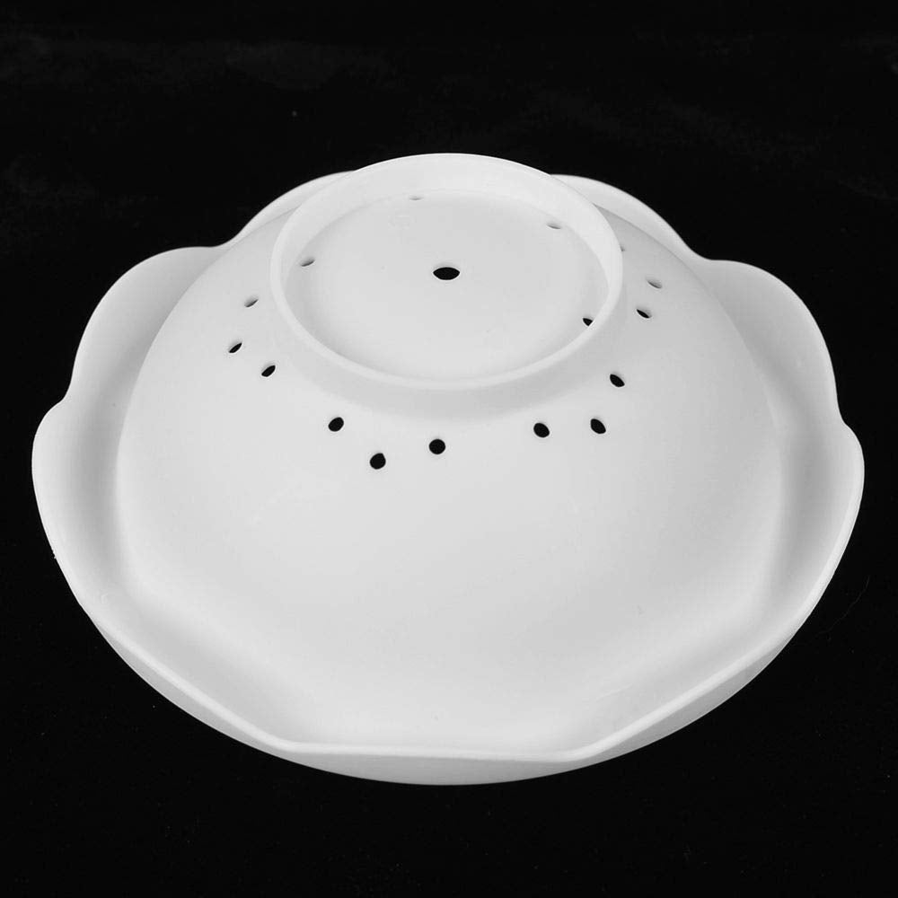 Eorta 6Pcs Fondant Flower Drying Molds Big Sized Flower Shaping Bowl Forming Cups, White, 2 Size, Dia.10 Cm And 6.5 Cm