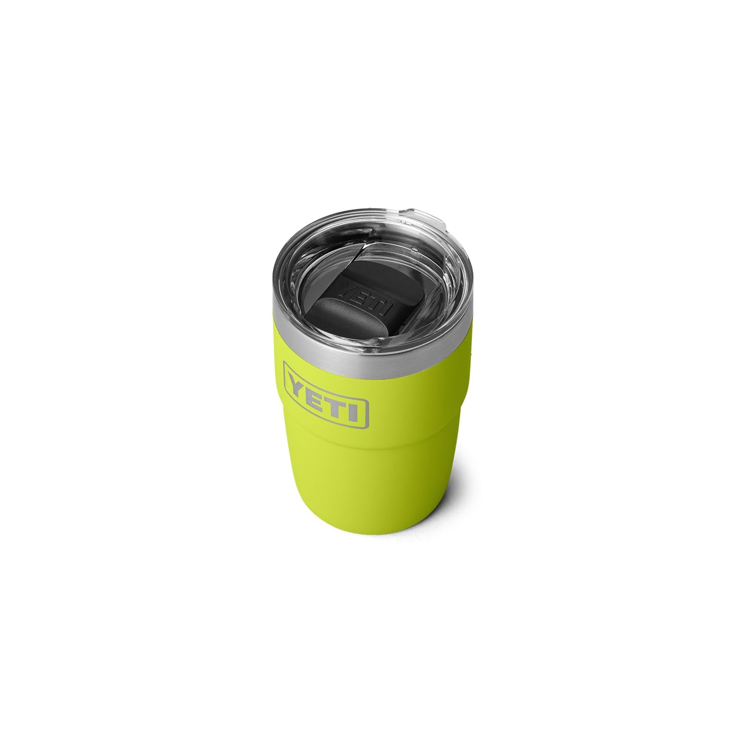 YETI Rambler 8 oz Stackable Cup, Stainless Steel, Vacuum Insulated Espresso Cup with MagSlider Lid, Chartreuse