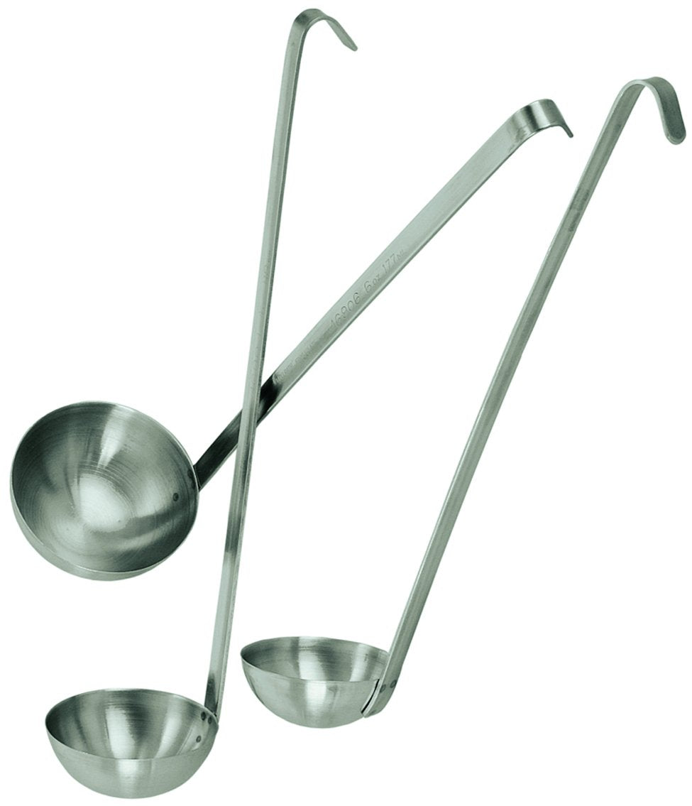 Update International 1/2 Oz Heavy Duty 2-Piece Stainless Steel Ladle