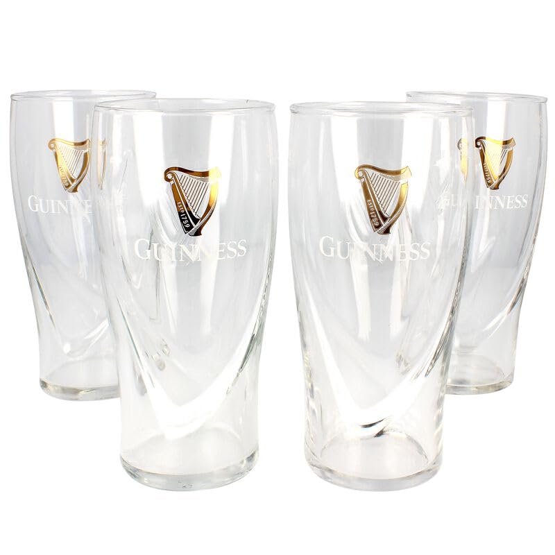 Guinness Draught 20Oz Pint Glass (Pack Of 4)