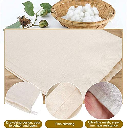 Chielor 50Pcs Cotton Muslin Bags-3.94 X 3.15 Inches Eco-Friendly Drawstring Bags For Reusable Sachet, Crafts, Teas, Spices, Soap