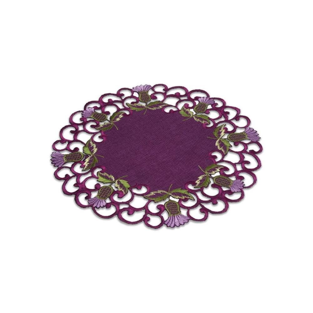 Doilies (Large) 16'' In A Glencoe Thistle Design.