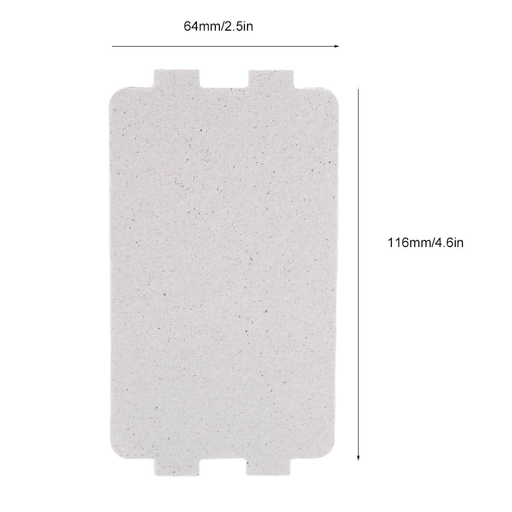 Microwave Oven Mica Plate, 5 Pieces Universal Microwave Oven Mica Sheet Waveguide Cover Heat Insulation Board Replacement Repair