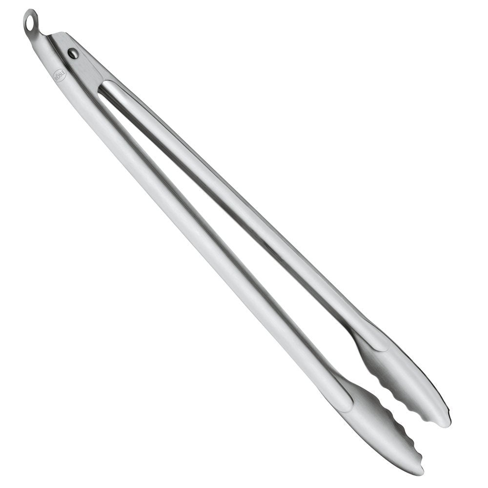 Rsle Click Lock and Release Tongs, 17 Inch, Stainless Steel