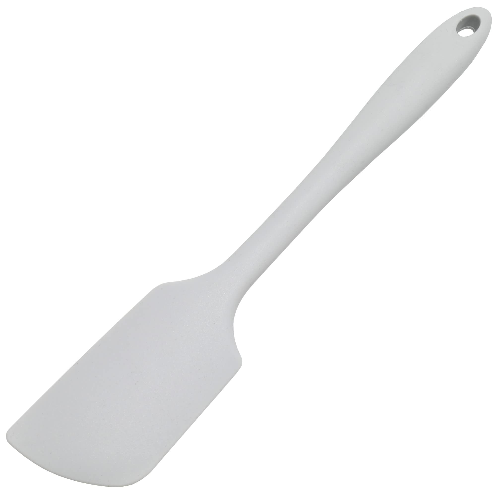 Chef Craft Premium Silicone Angled Spatula, 11 Inch, Gray
