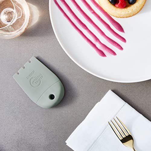 Mercer Culinary Silicone Square Notch Plating Wedge, 4Mm, 3 Gaps