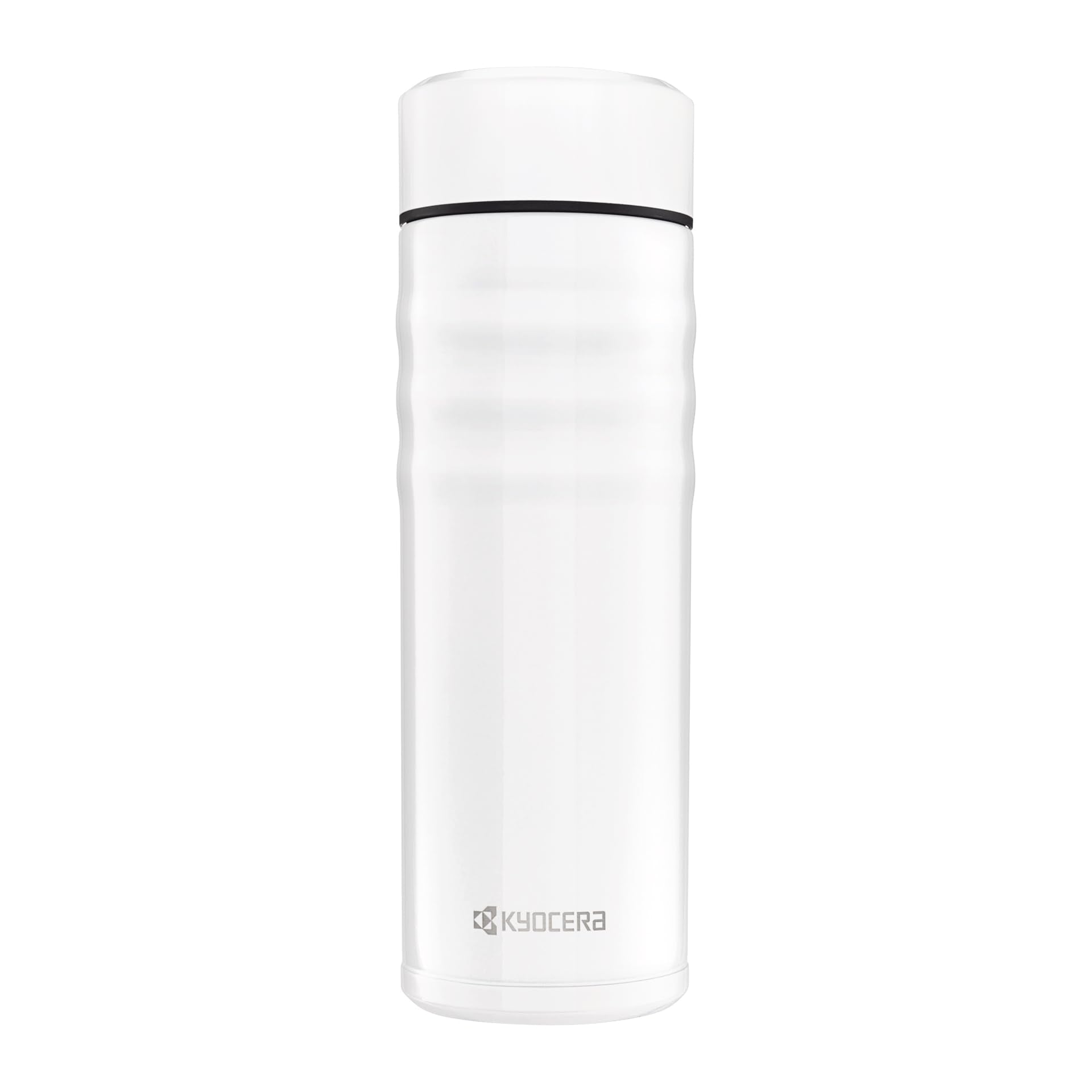 Kyocera Travel Mug with Twist Top, 17oz, Pearl White
