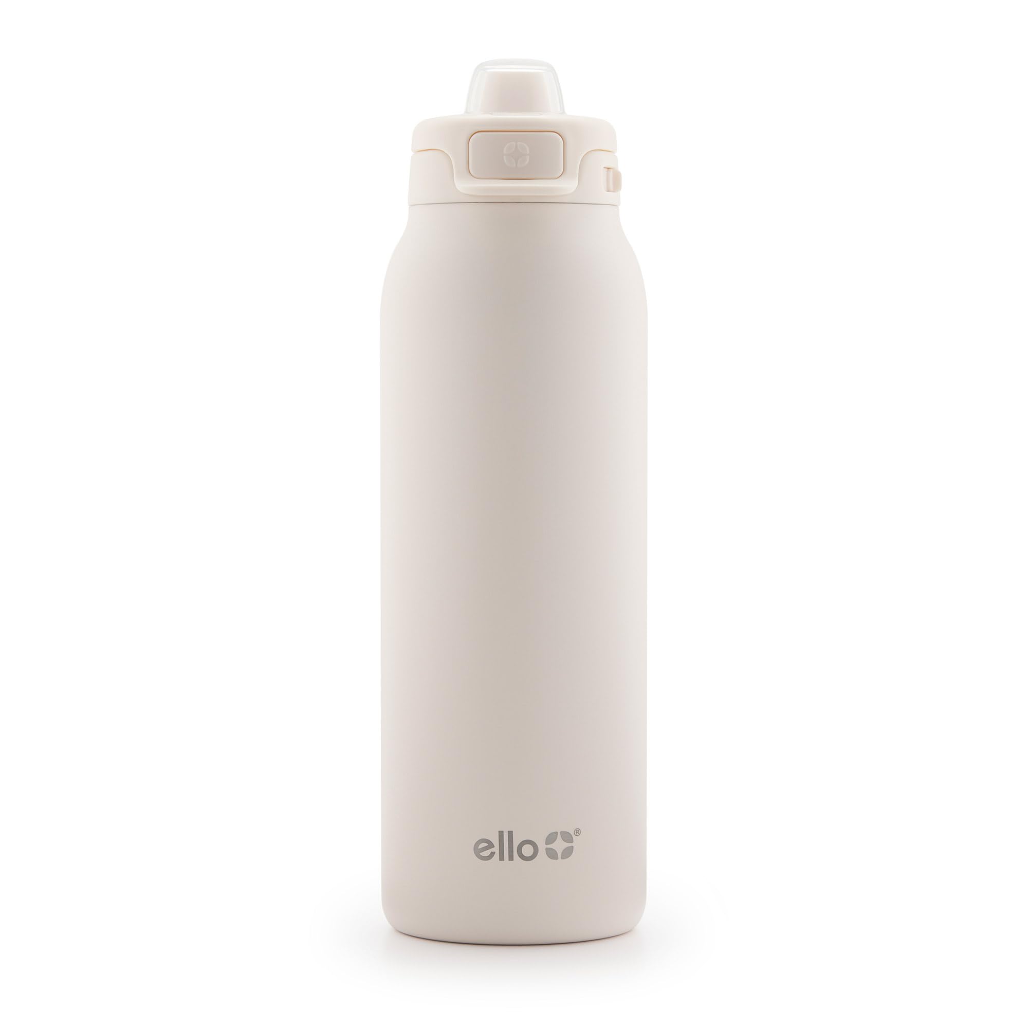 Ello Pop & Fill 32Oz Stainless Steel Water Bottle With Quick Fill Technology, Double Walled And Vacuum Insulated Metal, Leak Pro