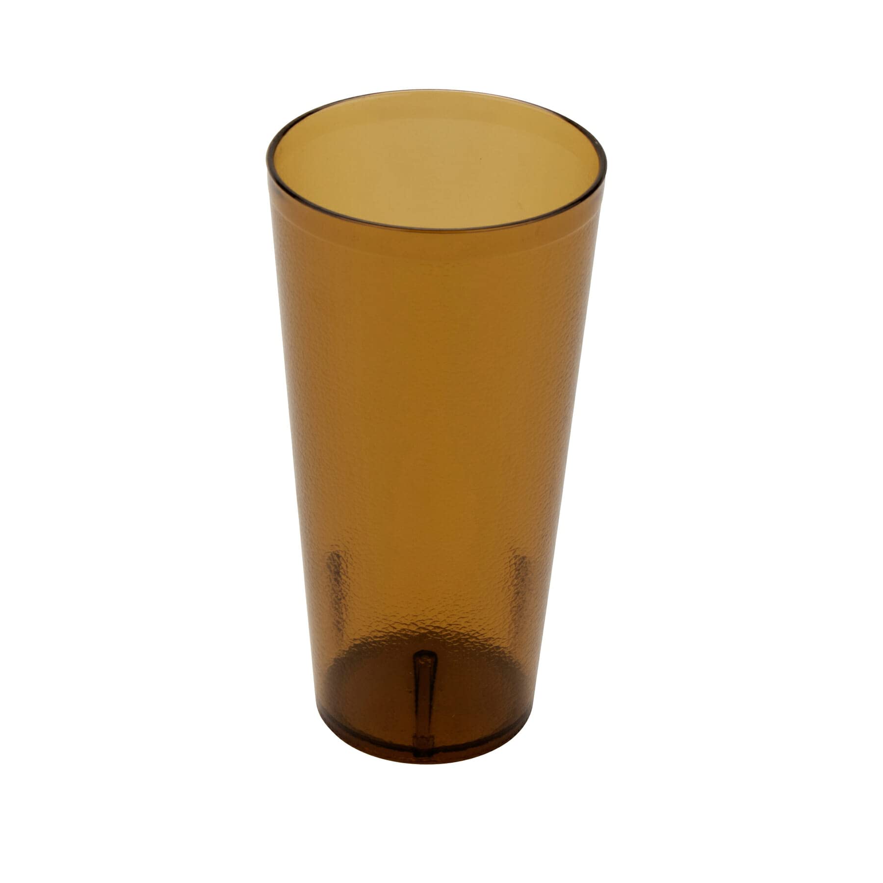 G.E.T. 6616-1-A Heavy-Duty Plastic Restaurant Tumblers, 16 Ounce, Amber (Set of 12) }