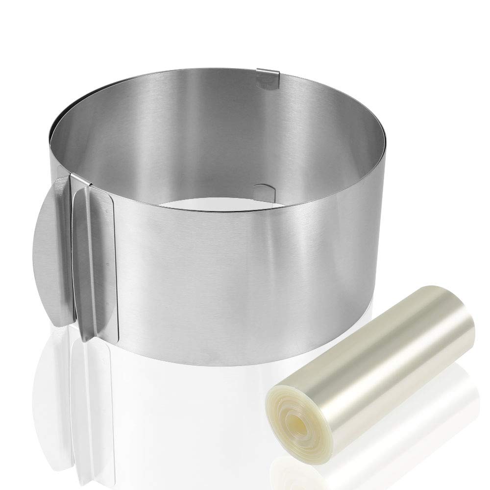 Picowe Cake Collars 5.5 X 394Inch, Cake Ring, Acetate Rolls, Clear Cake Strips, Transparent Cake Rolls, Mousse Cake Acetate Shee