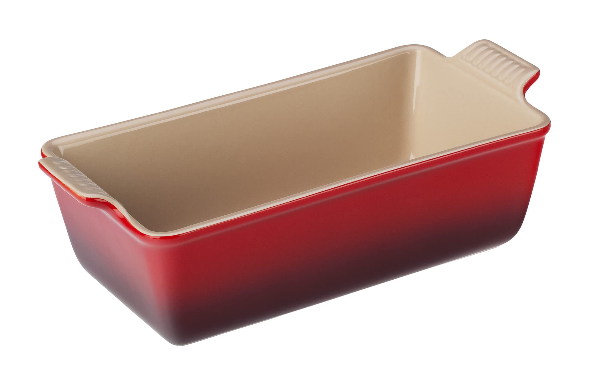 Le Creuset Stoneware Heritage Loaf Pan, 9'' X 5'' X 3'' (1.5 Qt.), Cerise