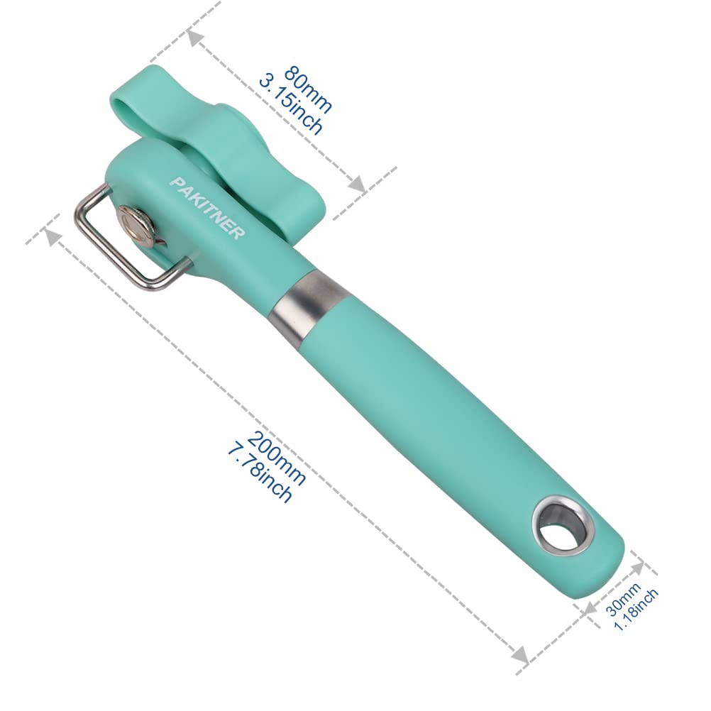 Pakitner- Cut Safe Can Opener, Manual Can Opener Smooth Edge - Handheld Side Cut Can Opener, Ergonomic Smooth Edge, Food Grade S