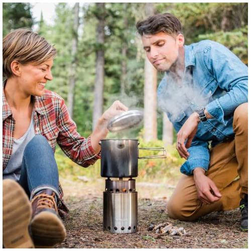 Solo Stove Fire Striker Stainless Steel Ferrocerium Rod Waterproof Fire Starter for Camping Survival Kits and Hiking Easy Grip Handle with up to15 000 Strikes
