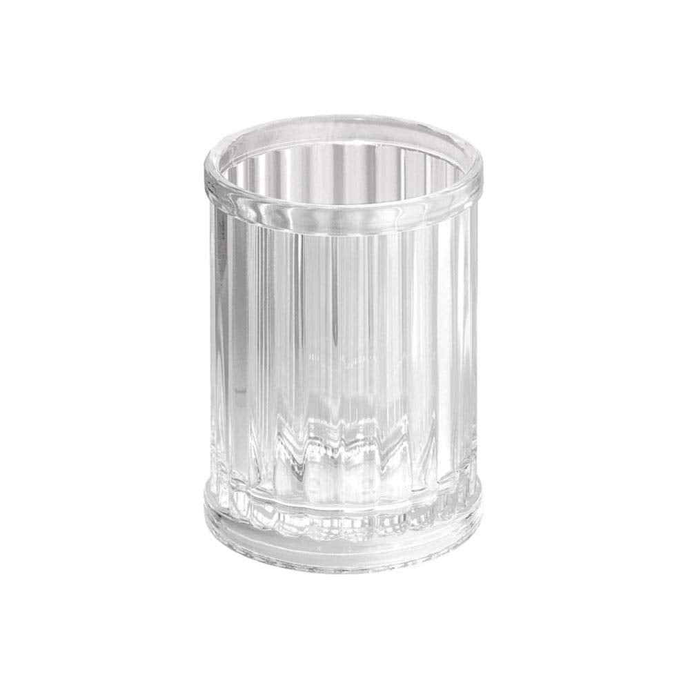 iDesign Alston Plastic Tumbler Cup, Holder for Makeup Brushes, Toothbrushes, Glasses, Brushes on Bathroom, Vanity Countertops, C