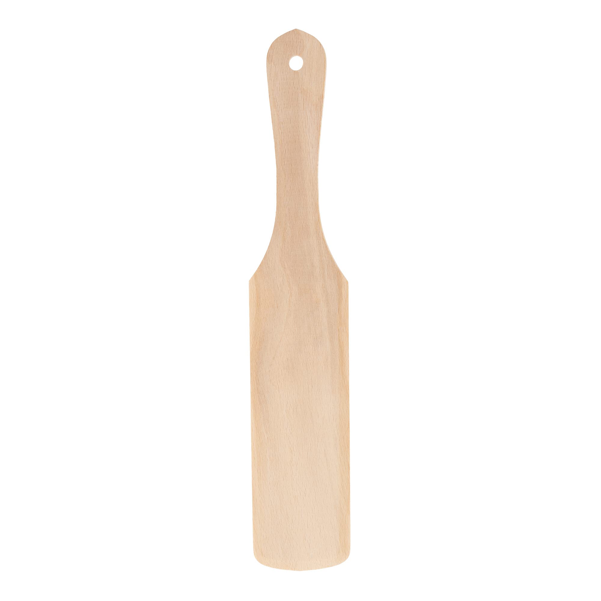 Wooden Pancake Turner - Cooking Spatula - Long Flat Kitchen Turner - Pancake Paddle