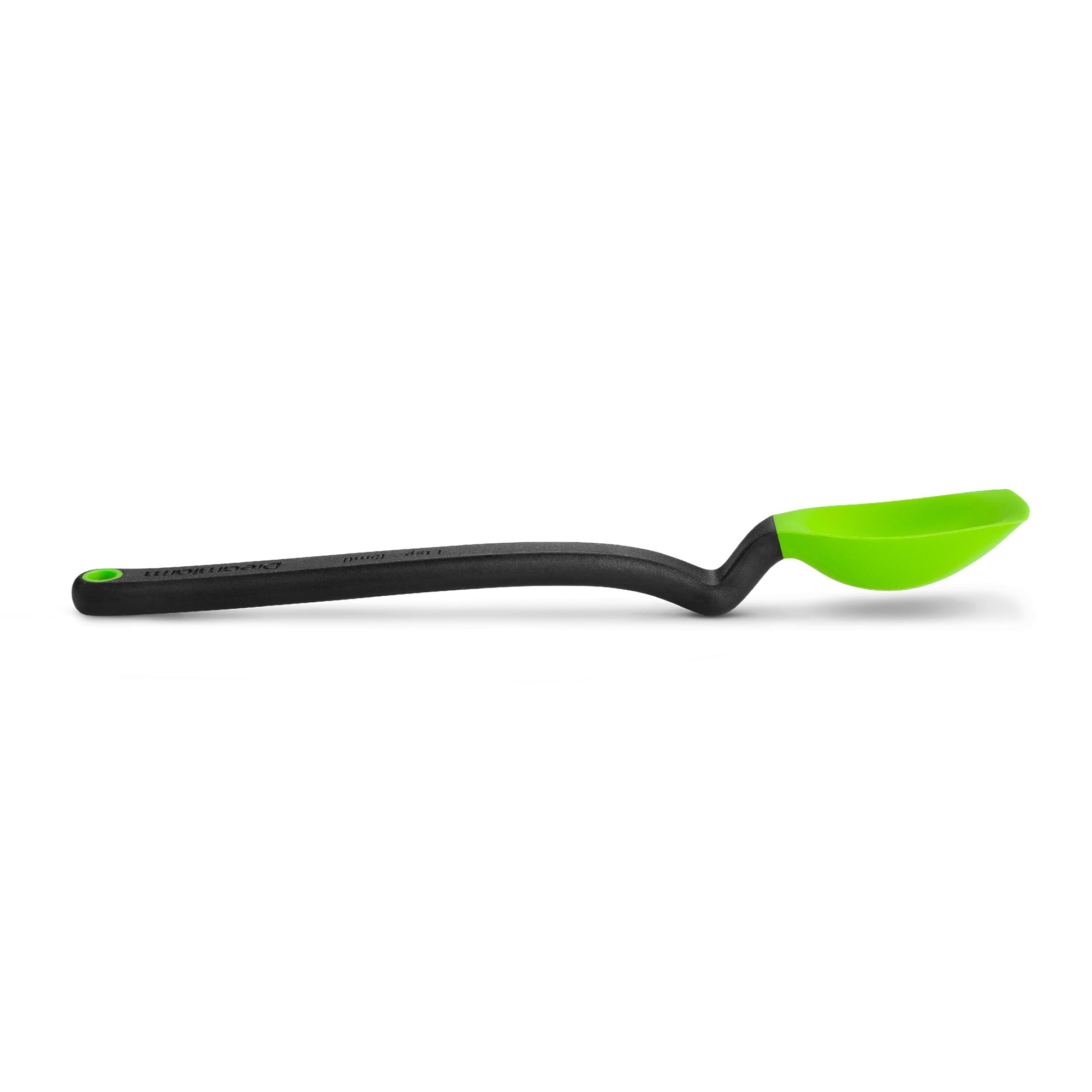 Dreamfarm Mini Supoon  Non-Stick Silicone Sit Up Scraping & Cooking Spoon with Measuring Lines  Green