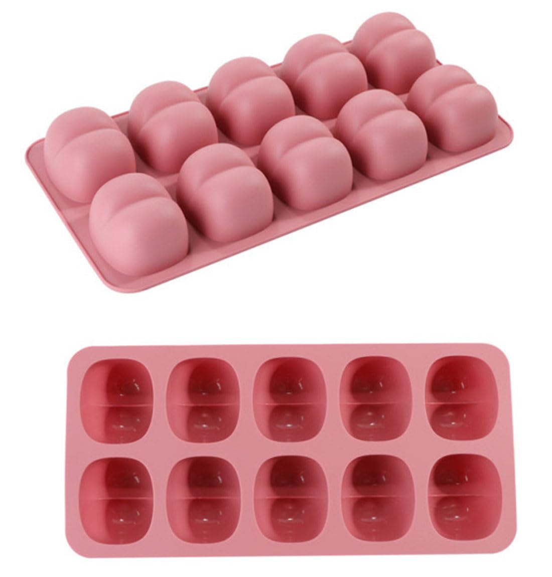 1 Pcs BACHELORETTE Fun BUTT Shape Silicone Ice Cube Mold Tray for Birthday Single Party Baking Pan Handmade DIY Candy Mousse Cho
