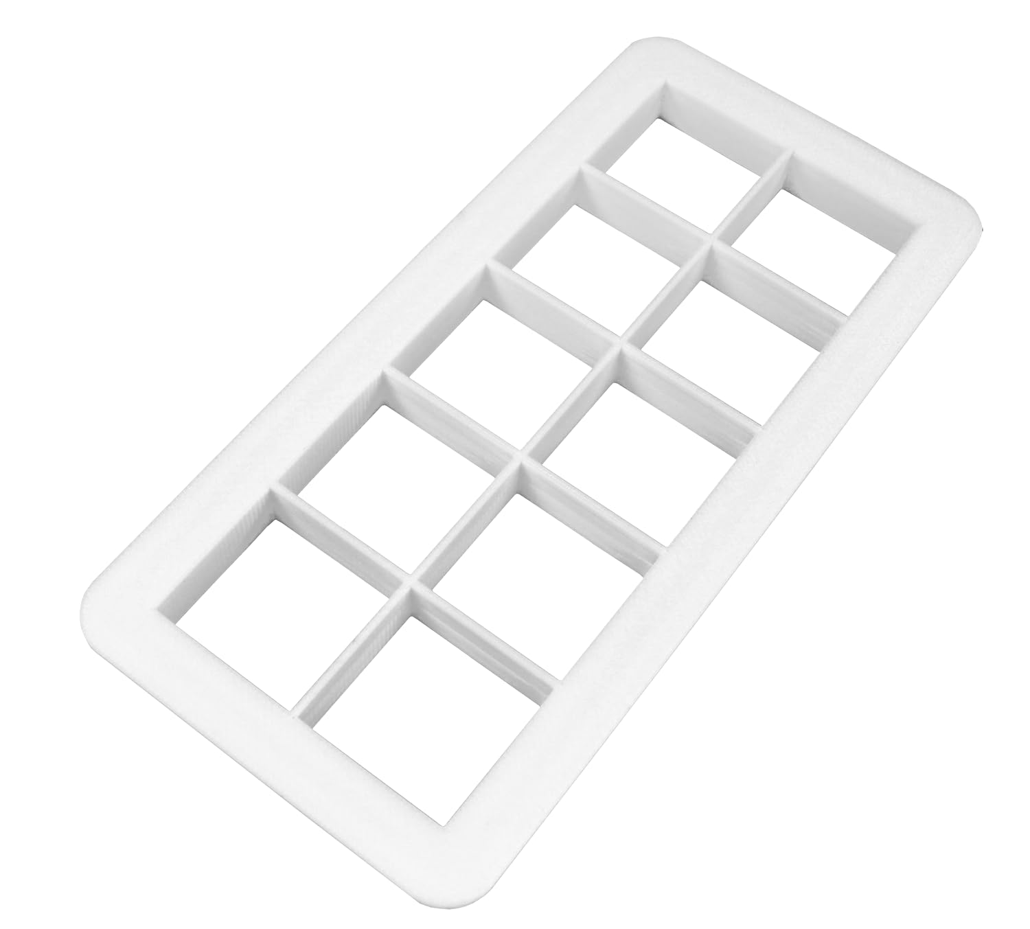 Pme, Set Geometric Multicutters For Cake Design-Square-Small, Medium & Large Size, Set Of 3, Standard, White