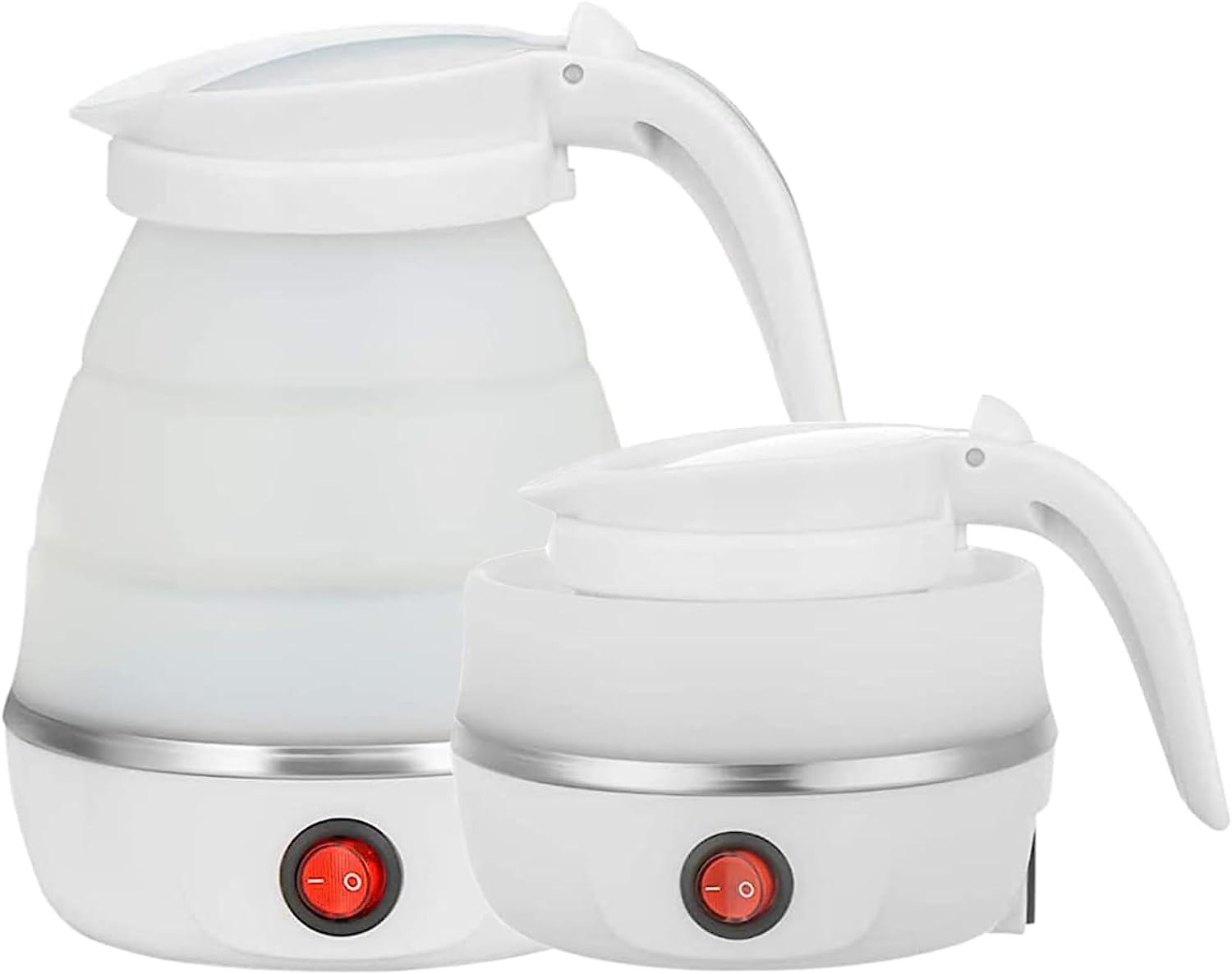 Judee Travel Folding Electric Kettle, Fast Boiling, Beautiful Design Collapsible, Portable Electric Kettle, 600Ml Boil Dry Prote