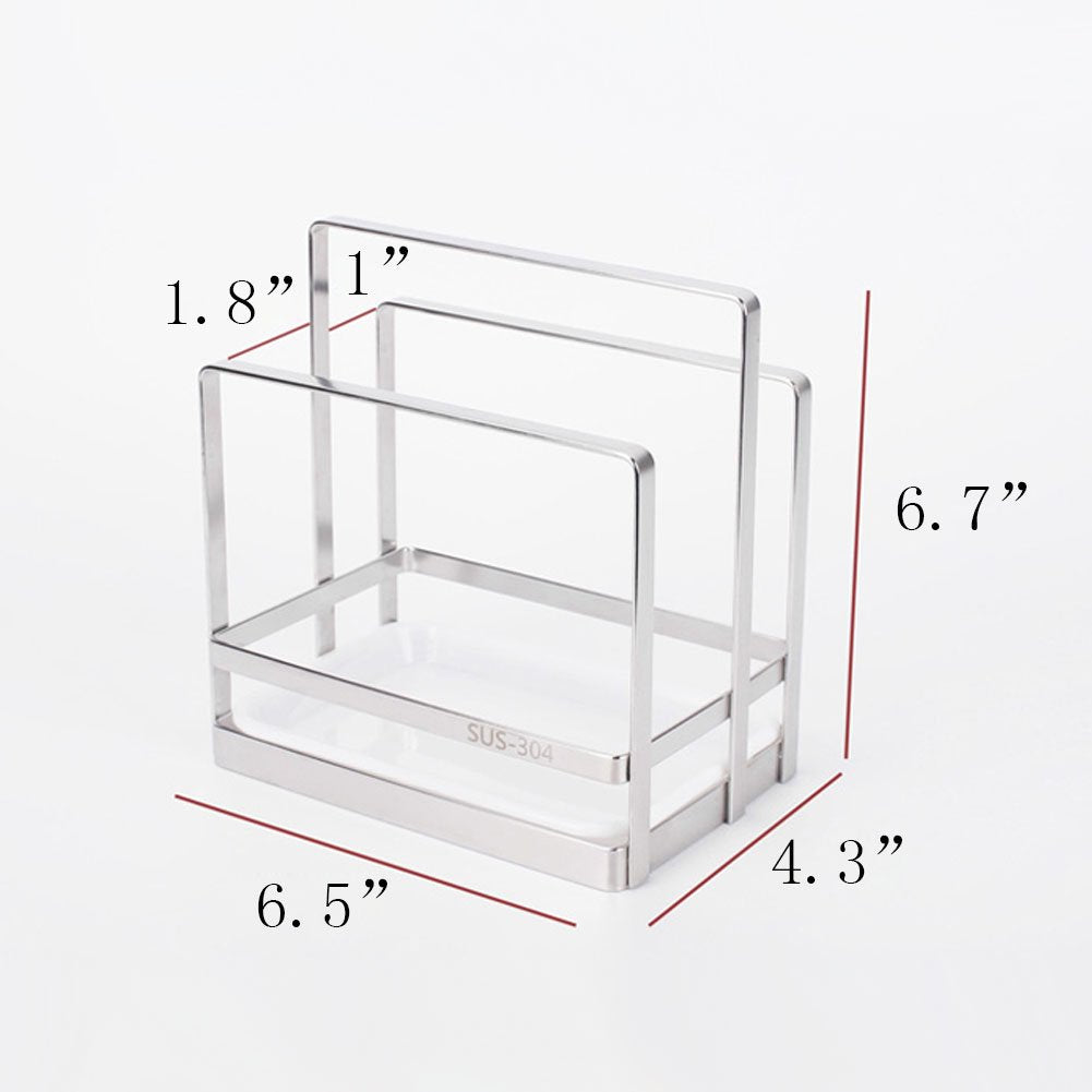 Kaileyouxiangongsi Kitchen Organizer With Utensil Holder,Pot Rack And Cutting Board Holder,Stainless Steel