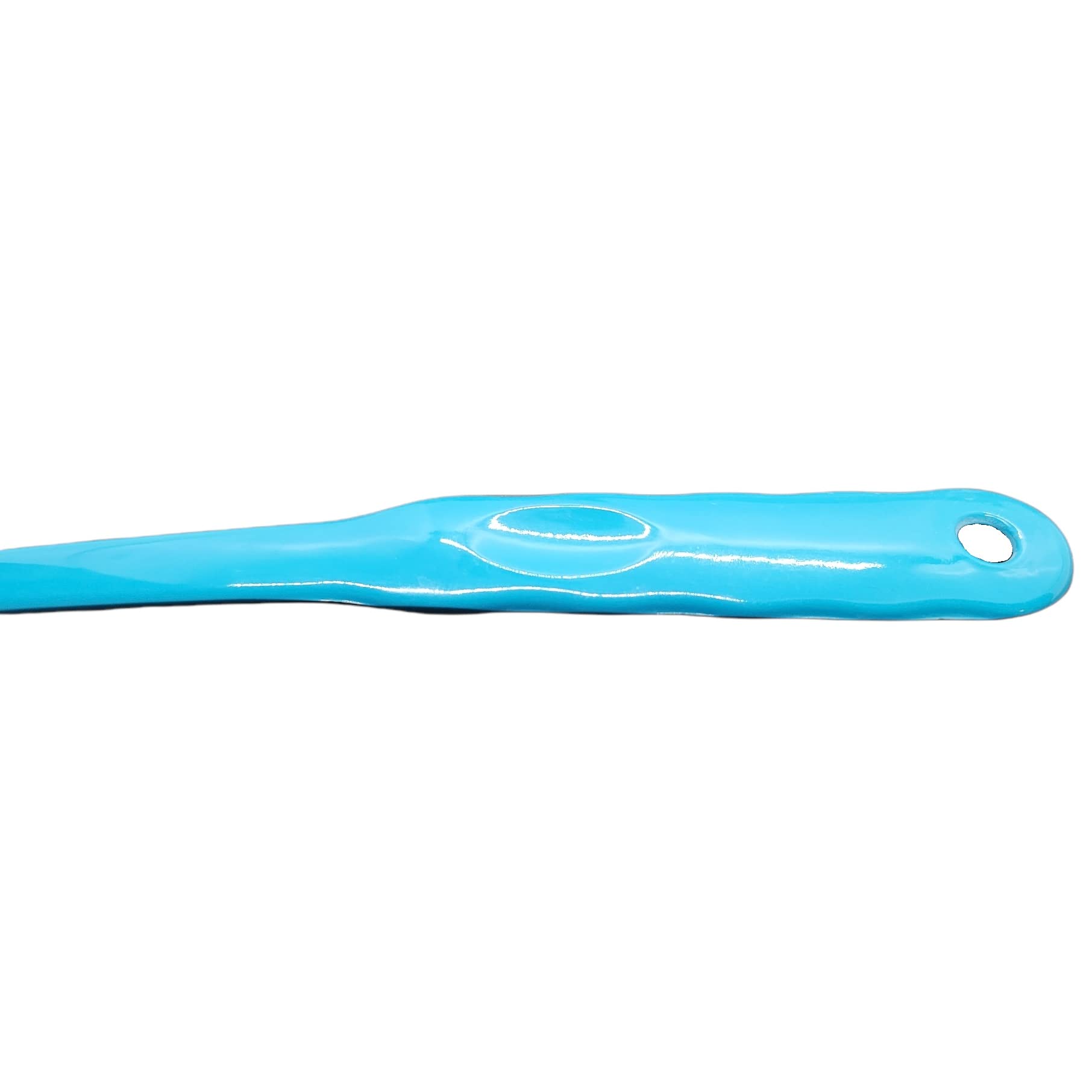 Handy Housewares 12.5'' Long Handled Colorful Melamine Slotted Cooking Turner Spatula (1 Pack, Blue)