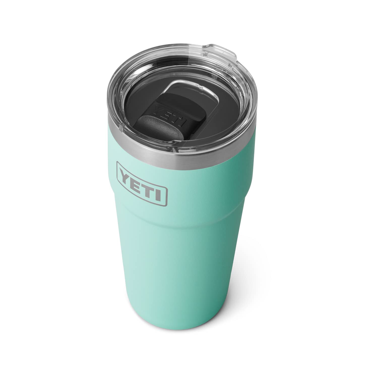 Yeti Rambler Stackable Pint, Vacuum Insulated, Stainless Steel With Magslider Lid, Seafoam