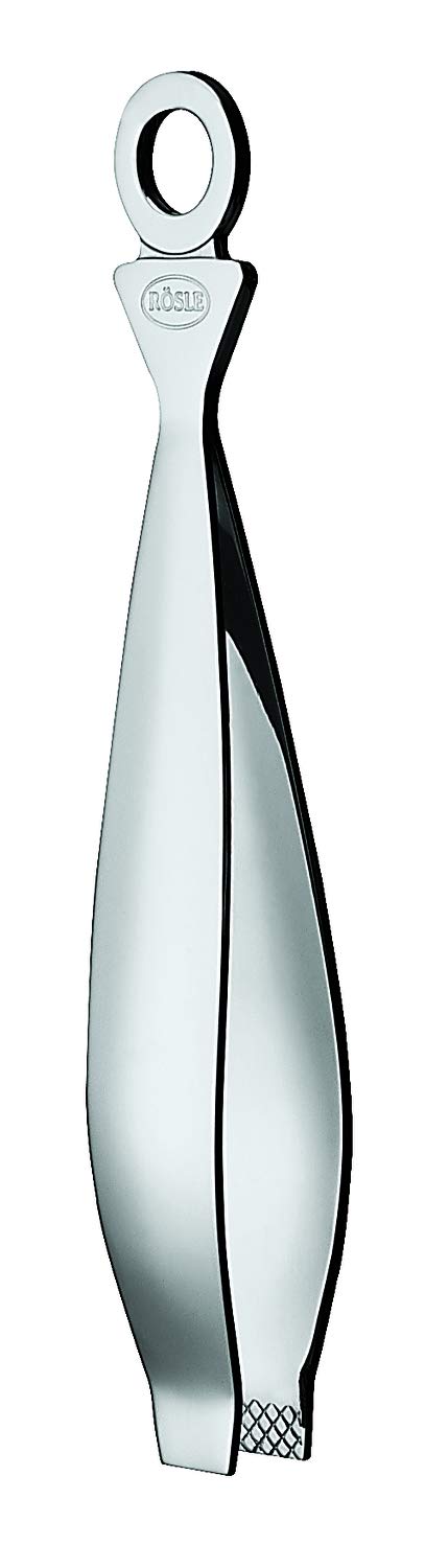 Rosle Stainless Steel Fishbone Tongs, 5.9-Inch, Silver