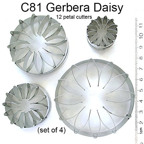 Daisy 12 Petal 4 Cutter Set By Wsa