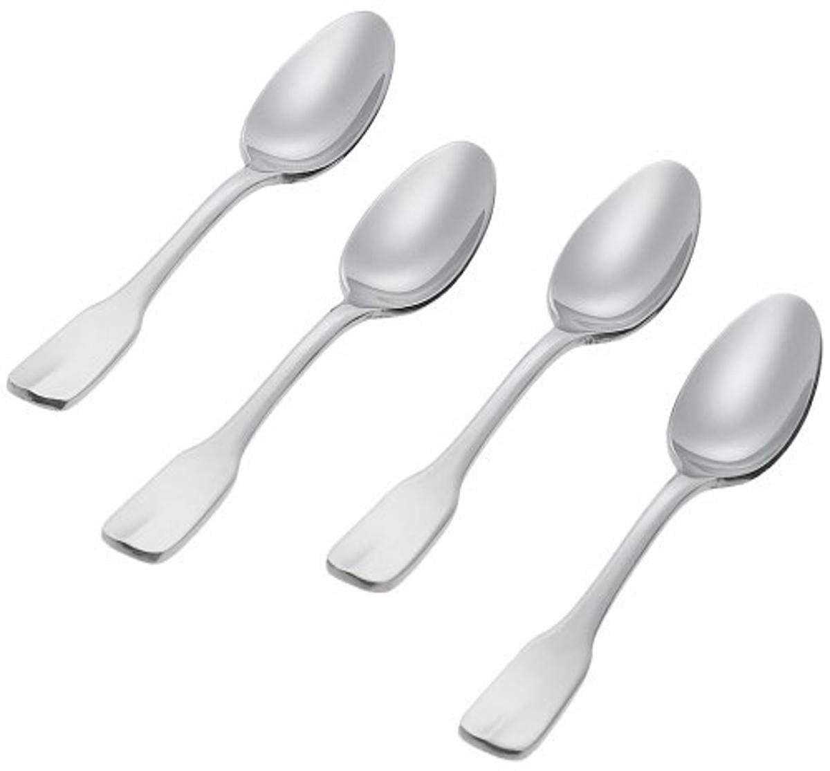 Ginkgo International Alsace Stainless Steel Demitasse Spoons, Set Of 4
