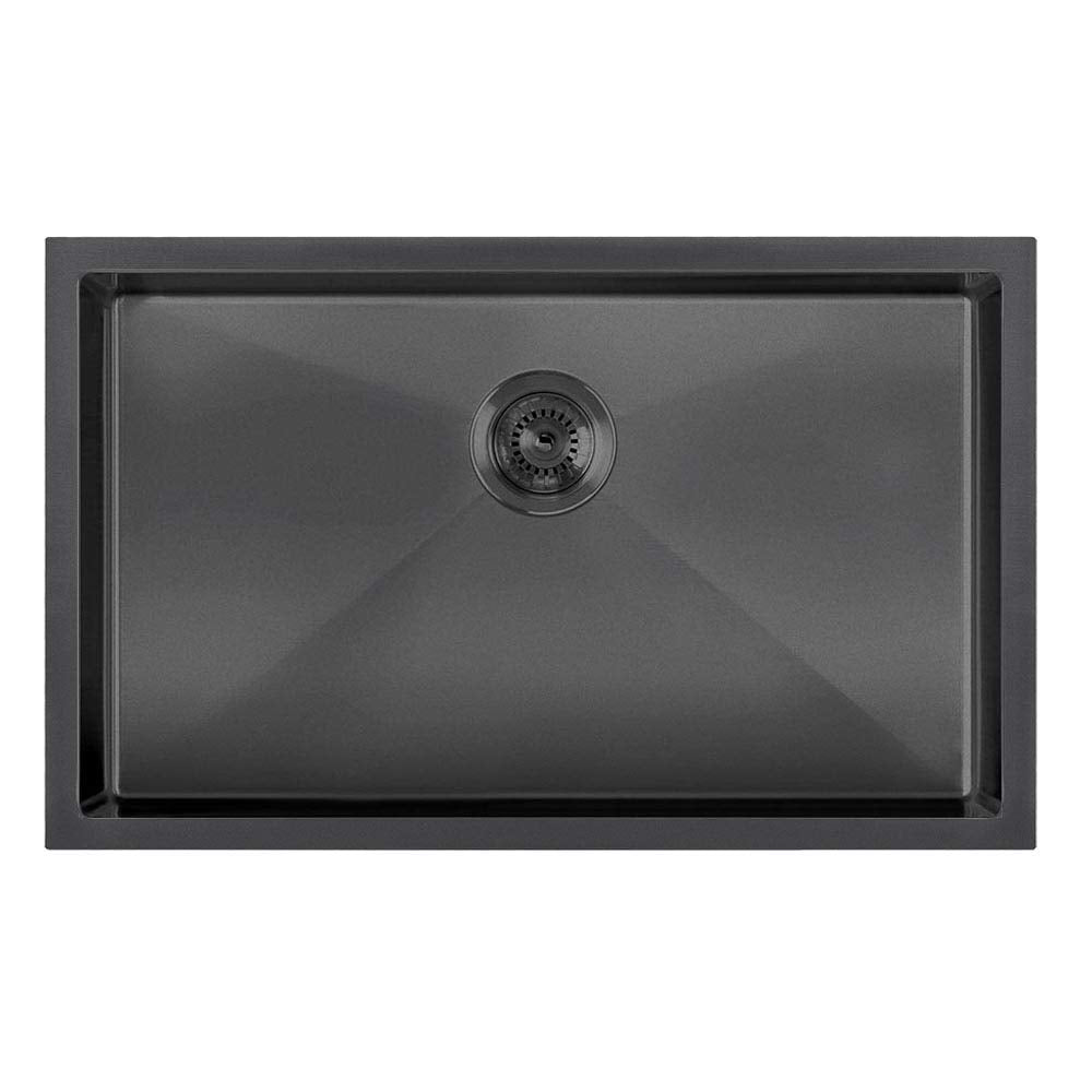 Whitehaus Whnpl2918-Mblk Noah Plus Collection Kitchen Sink Matte Black