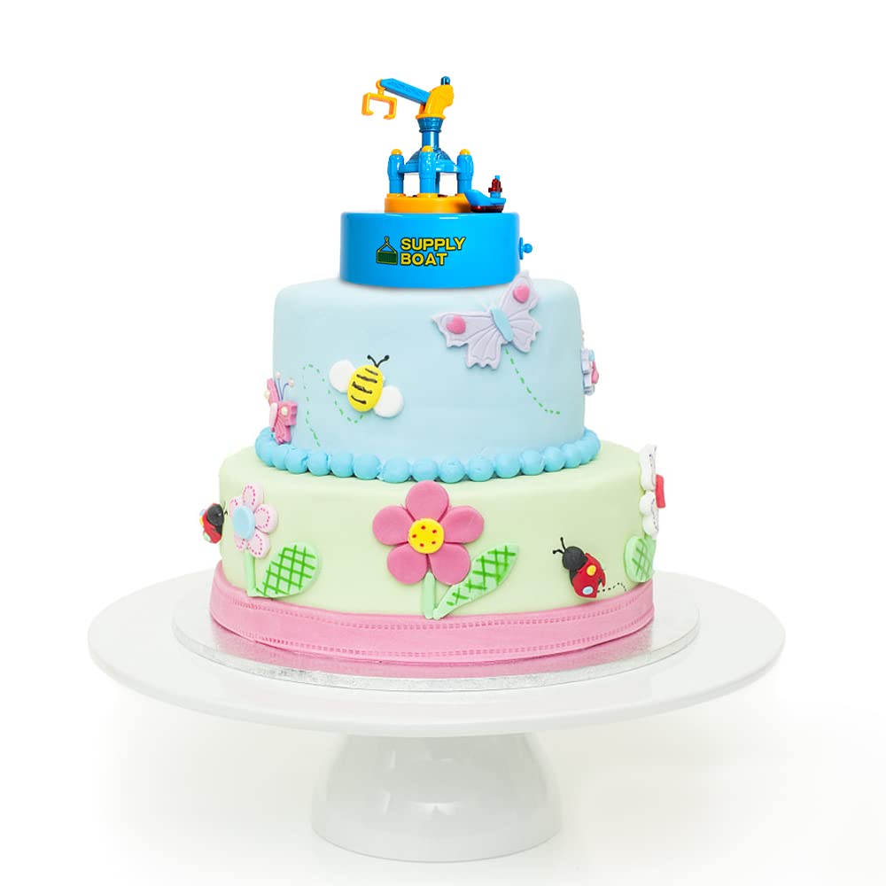 Weofferwhatyouwant Rotating Music Box. Cake Topper. Moving Boat For Home And Office Birthdays. Melody Is It'S A Small World