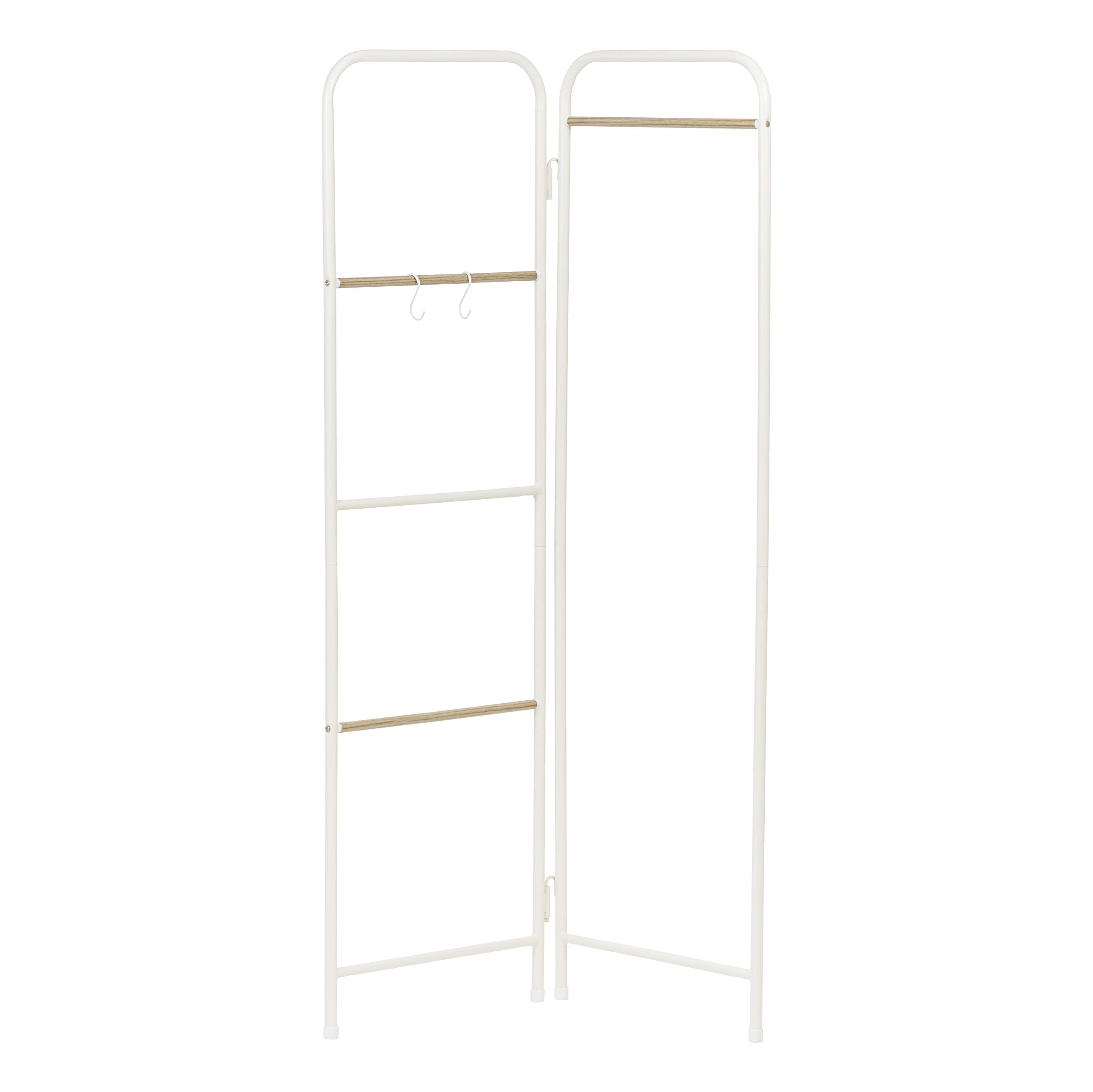 Iris Usa Stylish Standing, Metal Garment, Boutique Style Clothing Rack, Foldable