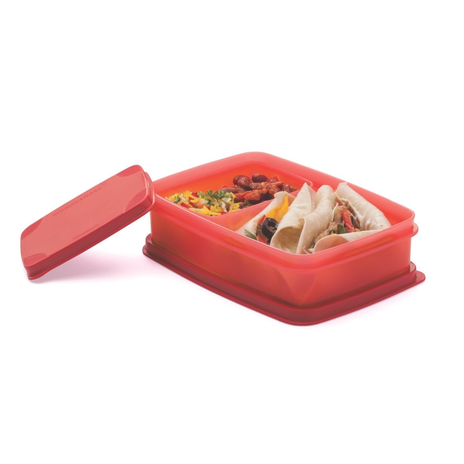 Signoraware Compact Bpa Free Plastic Small Lunch Box | Airtight & Leakproof | Easy To Carry | Best For Office, School & College 