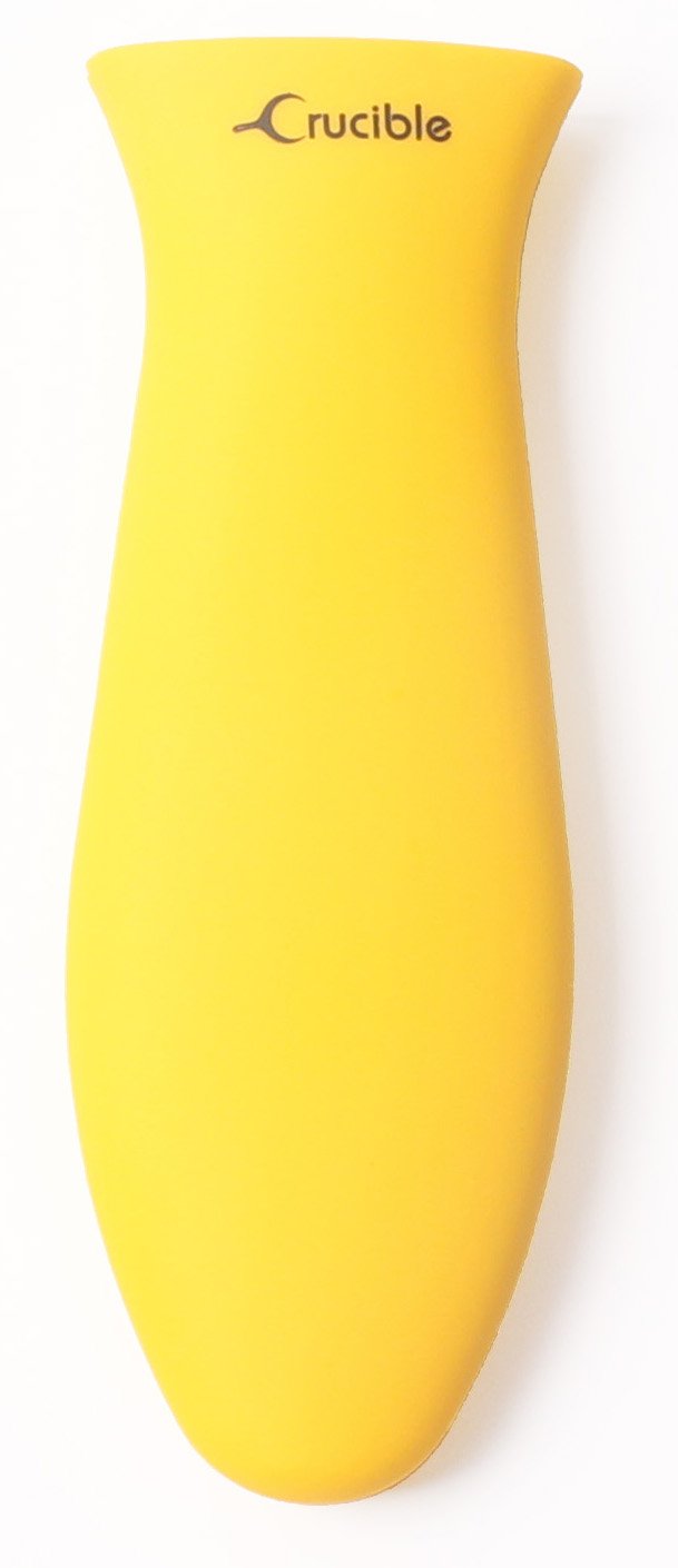 Crucible Cookware Silicone Hot Handle Holders (Large, Yellow)