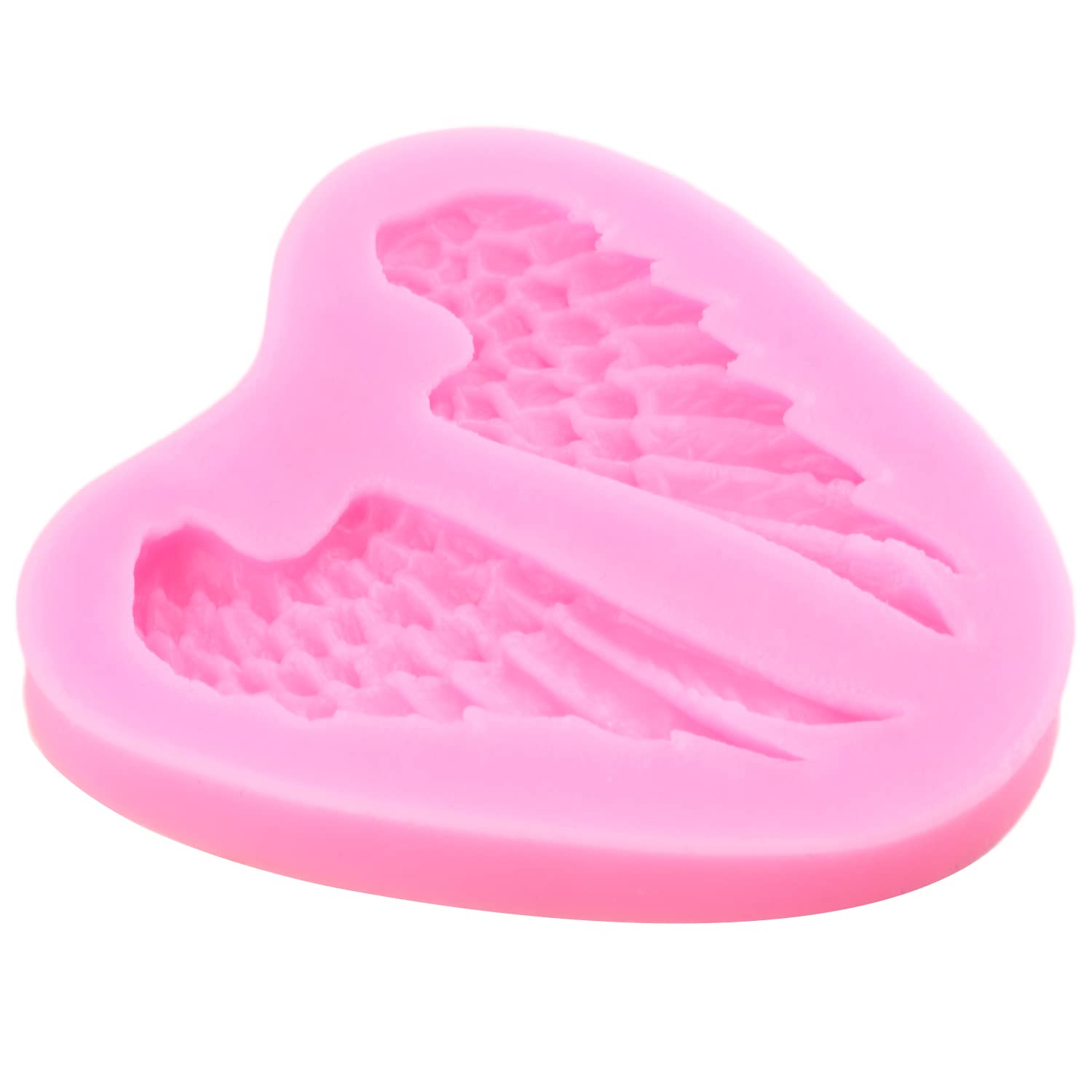 Mypracs Baby Silicone Fondant Mold Baby Shower Themed Fondant Molds Angel Wings Mold Bear Candy Molds Baby Carriage Mold For Cup